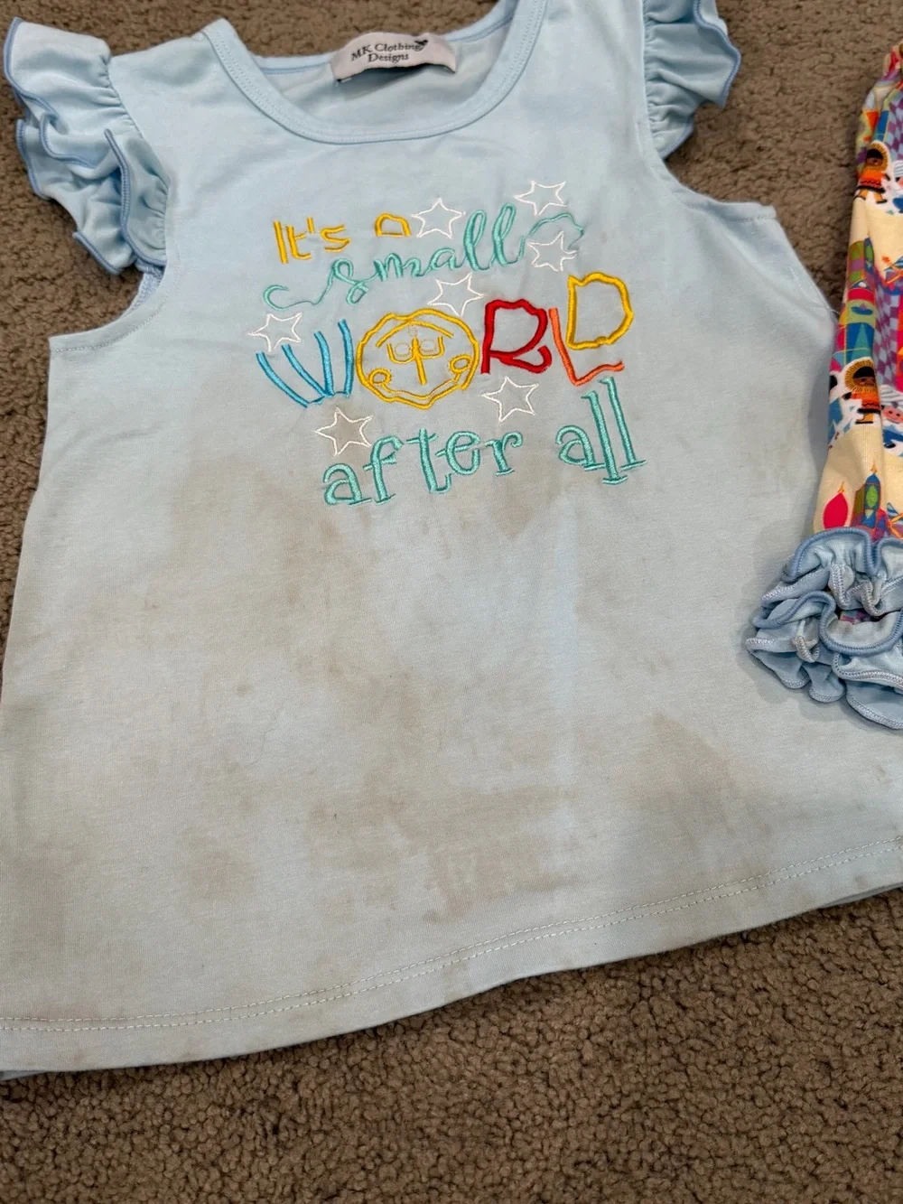 It’s a Small World Shorts Set